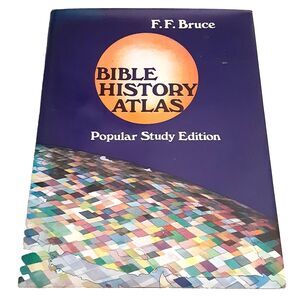 Bible History Atlas by F. F. Bruce hardcover 1982 popular study edition